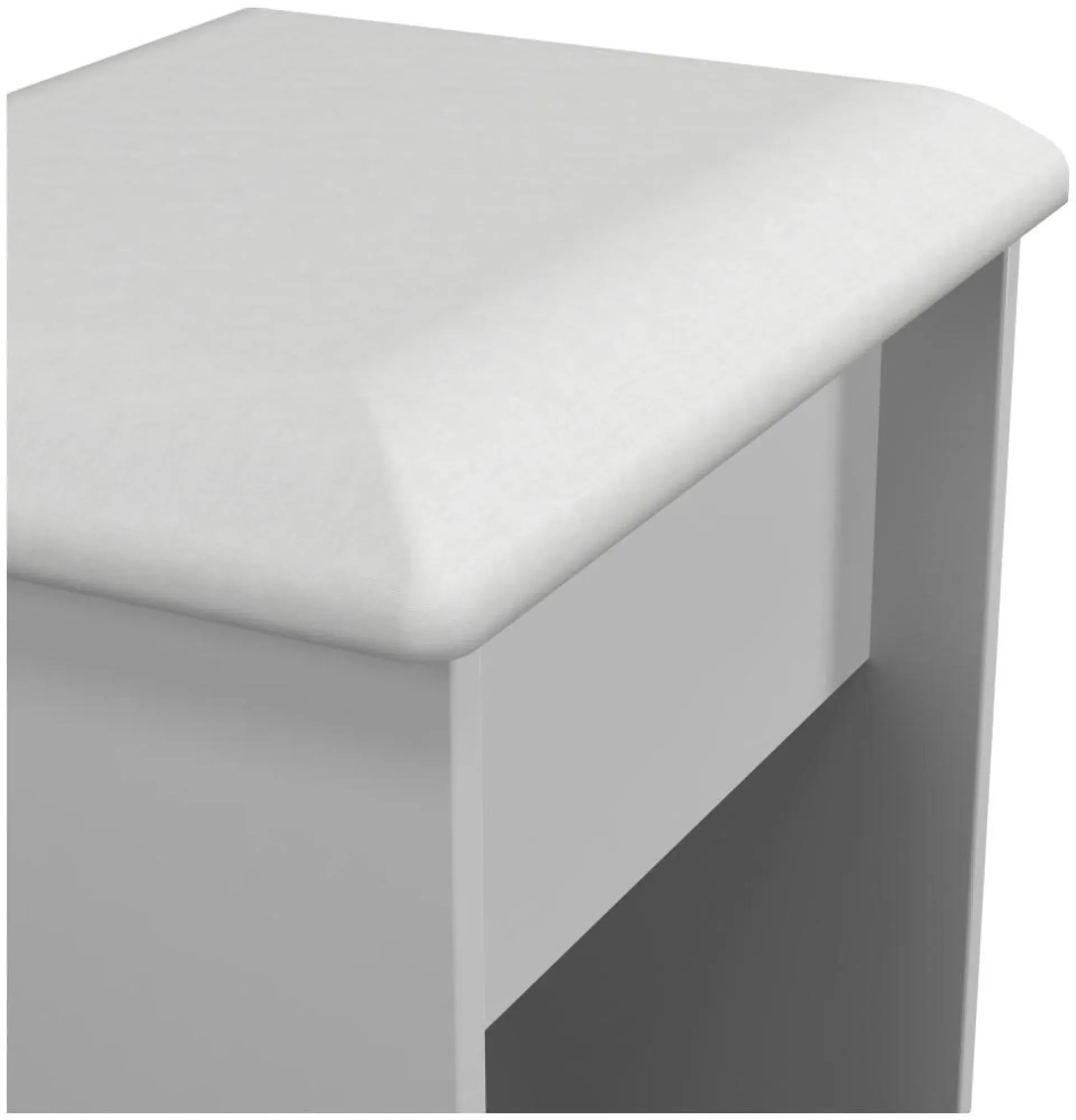 Sussex Padded Dressing Stool - Grey