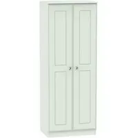 Victoria 2 Door Tall Wardrobe - Grey