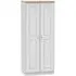 Victoria 2 Door Wardrobe - Grey, Oak