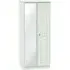 Victoria 2 Door Wardrobe with Mirror - Grey