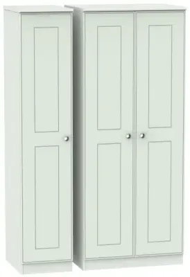 Victoria 3 Door Triple Wardrobe - Grey image