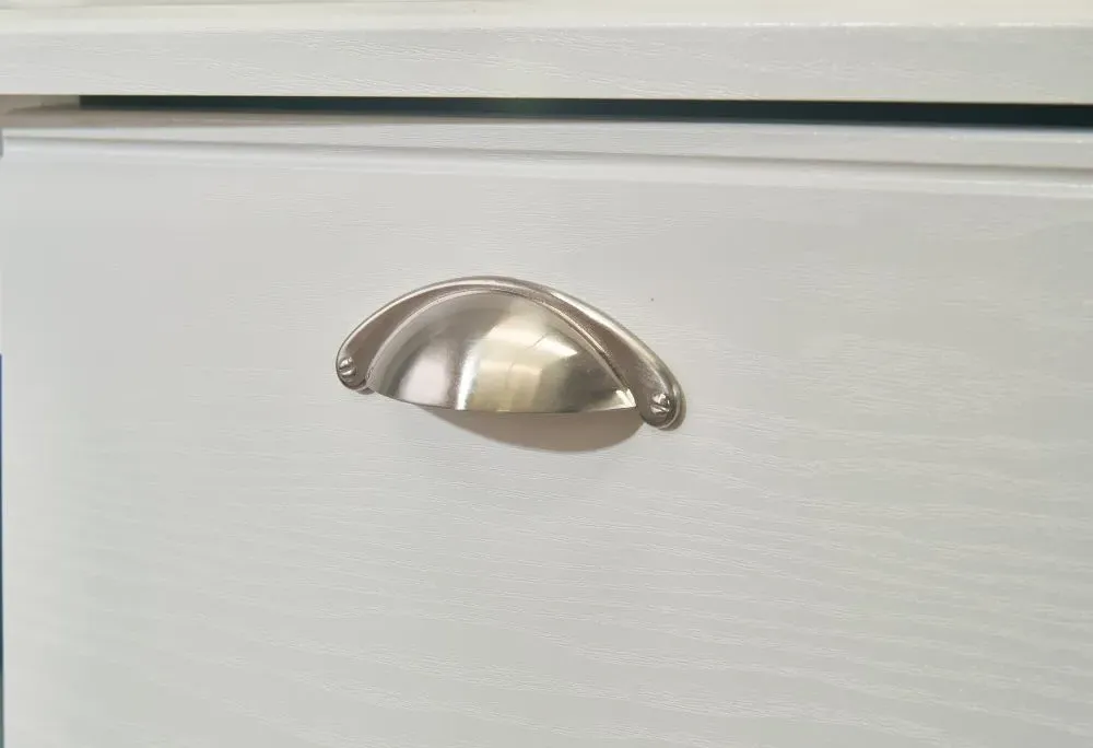 Victoria 3-Drawer Bedside Cabinet - White Ash