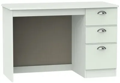 Victoria 3 Drawer Desk - Grey