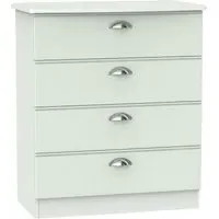 Victoria 4 Drawer Chest - Grey