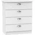Victoria 4 Drawer Chest - White Ash
