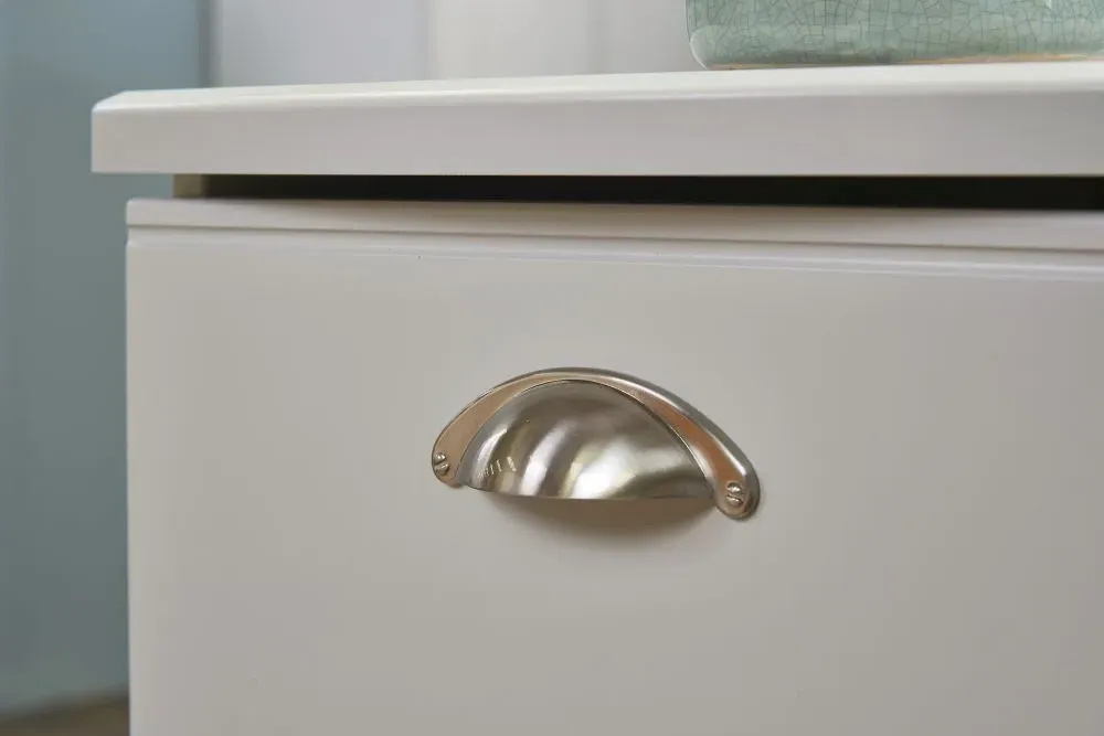 Victoria 4 Drawer Narrow Chest - Grey Matt