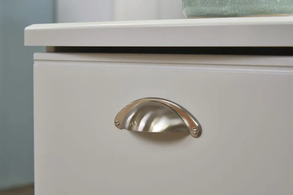 Victoria 5 Drawer Narrow Chest - Grey