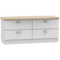 Victoria Bed Box - Grey, Oak