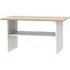 Victoria Coffee Table - White Ash, Riviera Oak