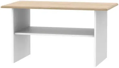 Victoria Coffee Table - White Ash, Riviera Oak