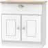Victoria Compact Sideboard - White, Oak