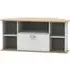 Victoria Corner TV Unit - Grey, Riviera Oak