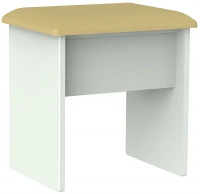 Victoria Padded Dressing Stool - Grey image