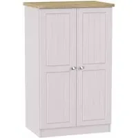 Vienna 2-Door Midi Wardrobe - Kaschmir Ash, MDF