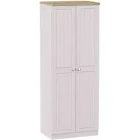 Vienna 2 Door Tall Wardrobe - Cashmere