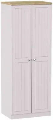 Vienna 2 Door Tall Wardrobe - Cashmere image
