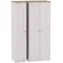 Vienna 3 Door Triple Wardrobe - Cashmere