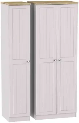 Vienna 3 Door Triple Wardrobe - Cashmere image