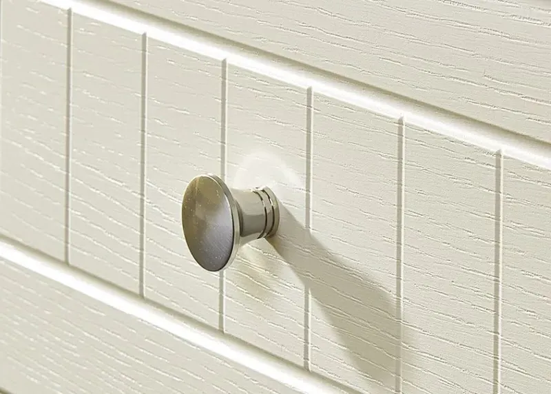 Vienna 3 Door Triple Wardrobe - Cream