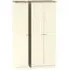 Vienna 3 Door Triple Wardrobe - Cream