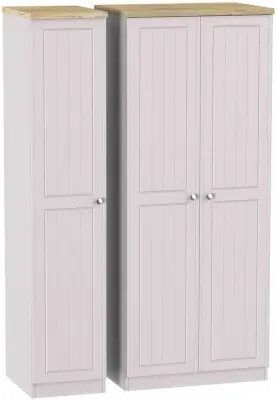 Vienna 3 Door Triple Wardrobe - Kaschmir Ash image