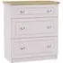 Vienna 3 Drawer Deep Chest - Cashmere