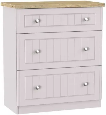 Vienna 3 Drawer Deep Chest - Cashmere image