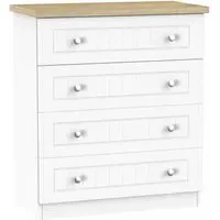 Vienna 4 Drawer Chest - Porcelain