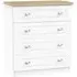 Vienna 4 Drawer Chest - Porcelain