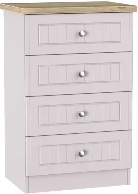 Vienna 4 Drawer Midi Chest - Cashmere image