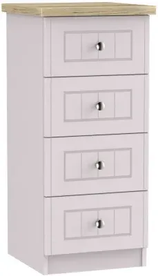 Vienna 4 Drawer Narrow Chest - Cashmere image