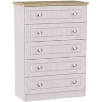Vienna 5 Drawer Chest - Kaschmir Ash