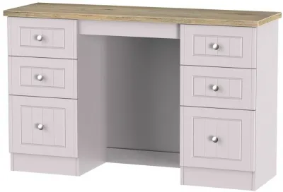 Vienna 6 Drawer Double Dressing Table - Kaschmir Ash