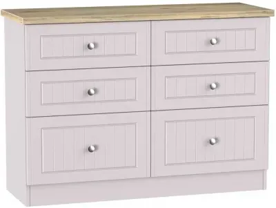Vienna 6 Drawer Midi Chest - Cashmere image