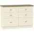 Vienna 6 Drawer Midi Chest - Cream
