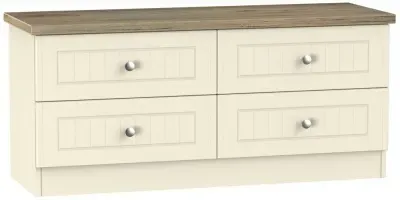 Vienna Bed Box with Storage - Cream, Ash image