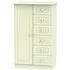 Warwick 1 Door Midi Wardrobe - Cream