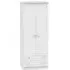 Warwick 2 Door 2 Drawer Tall Wardrobe - White