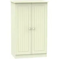 Warwick 2 Door Midi Wardrobe - Cream