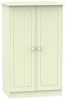 Warwick 2 Door Midi Wardrobe - Cream image