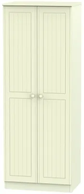 Warwick 2 Door Tall Wardrobe - Cream image