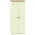 Warwick 2 Door Wardrobe - Cream, Oak