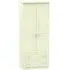 Warwick 2 Door Wardrobe with Drawers - Cream