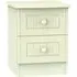 Warwick 2 Drawer Bedside Cabinet - Cream