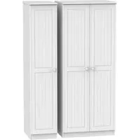 Warwick 3 Door Triple Wardrobe - White