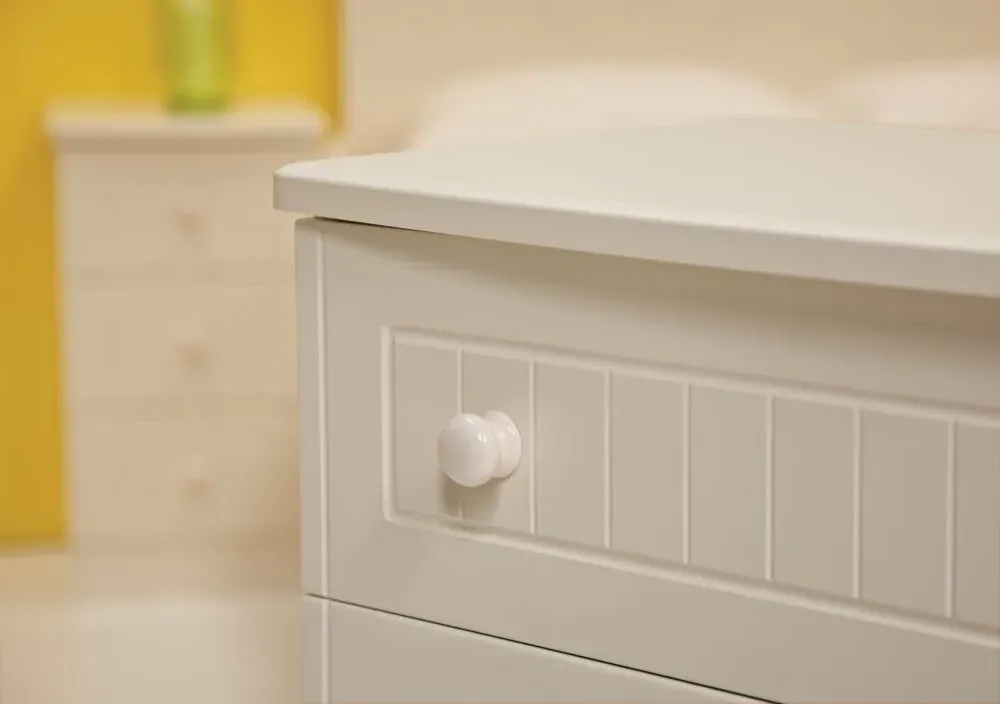 Warwick 3 Drawer Bedside Cabinet - Cream