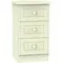 Warwick 3 Drawer Bedside Cabinet - Cream