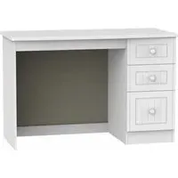 Warwick 3 Drawer Desk - White