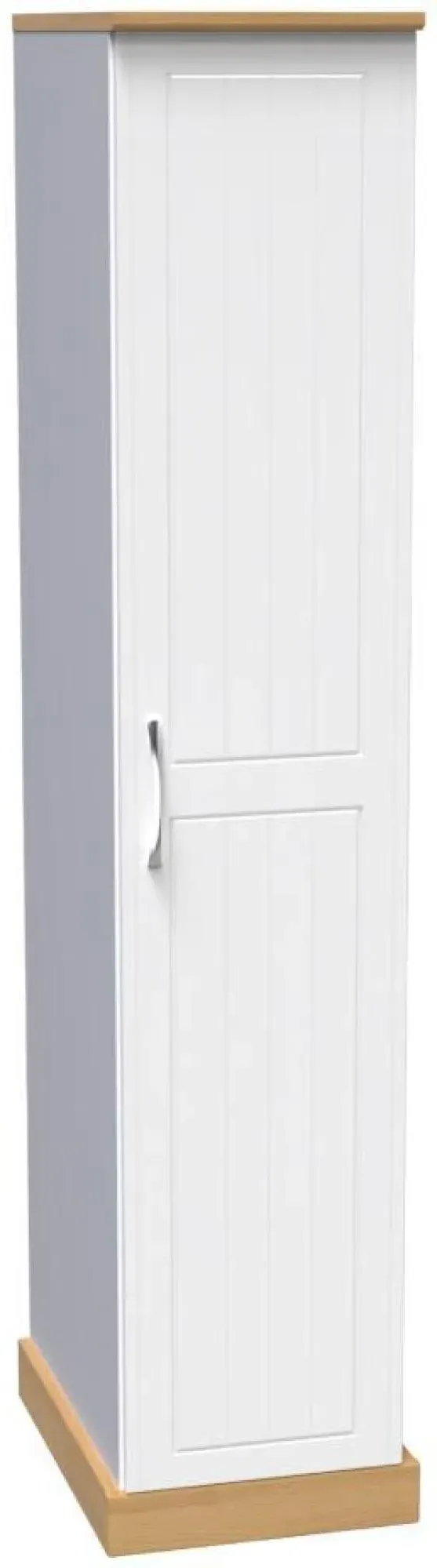 Whitney Single Wardrobe - Oak, White