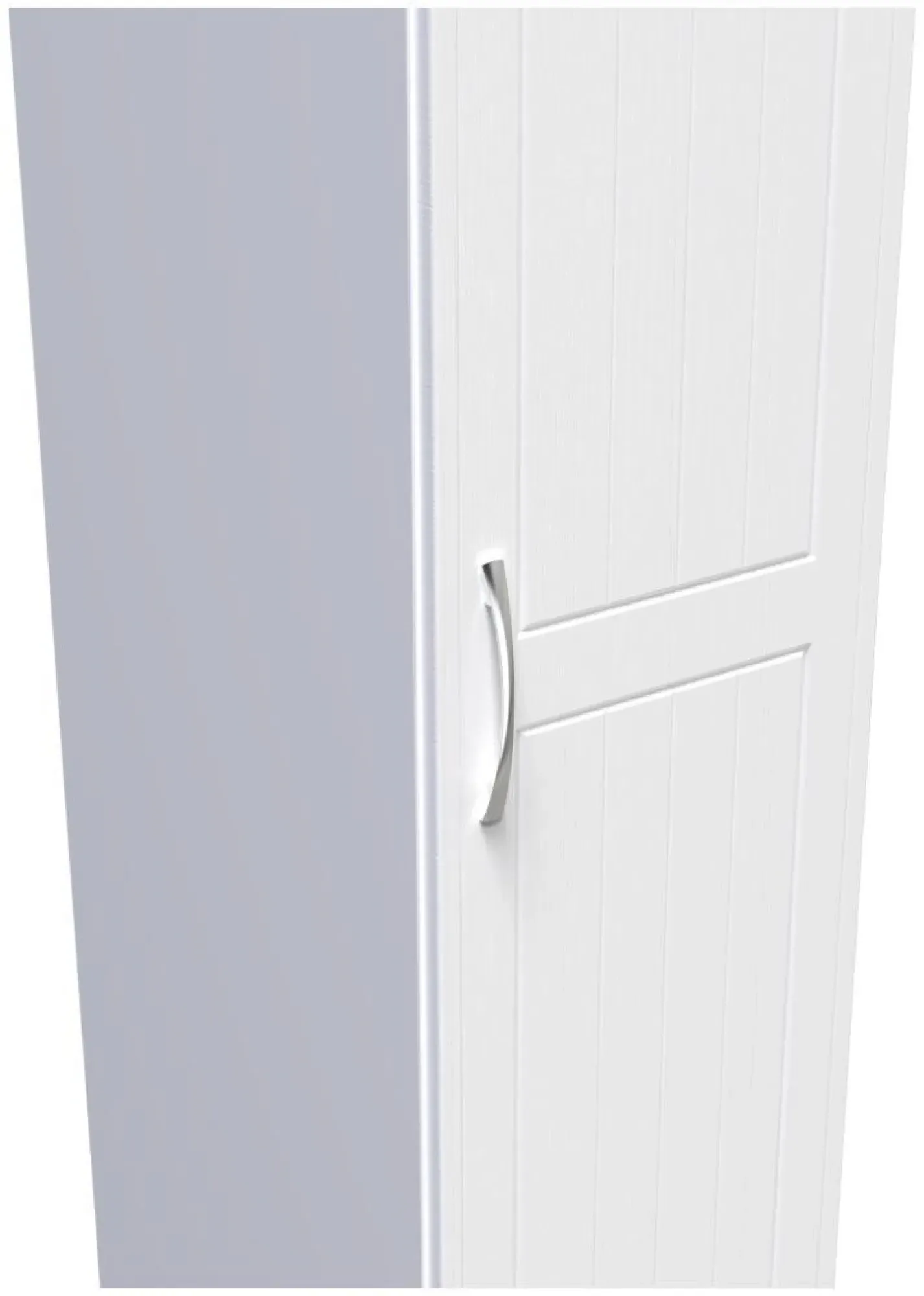 Whitney Single Wardrobe - Oak, White